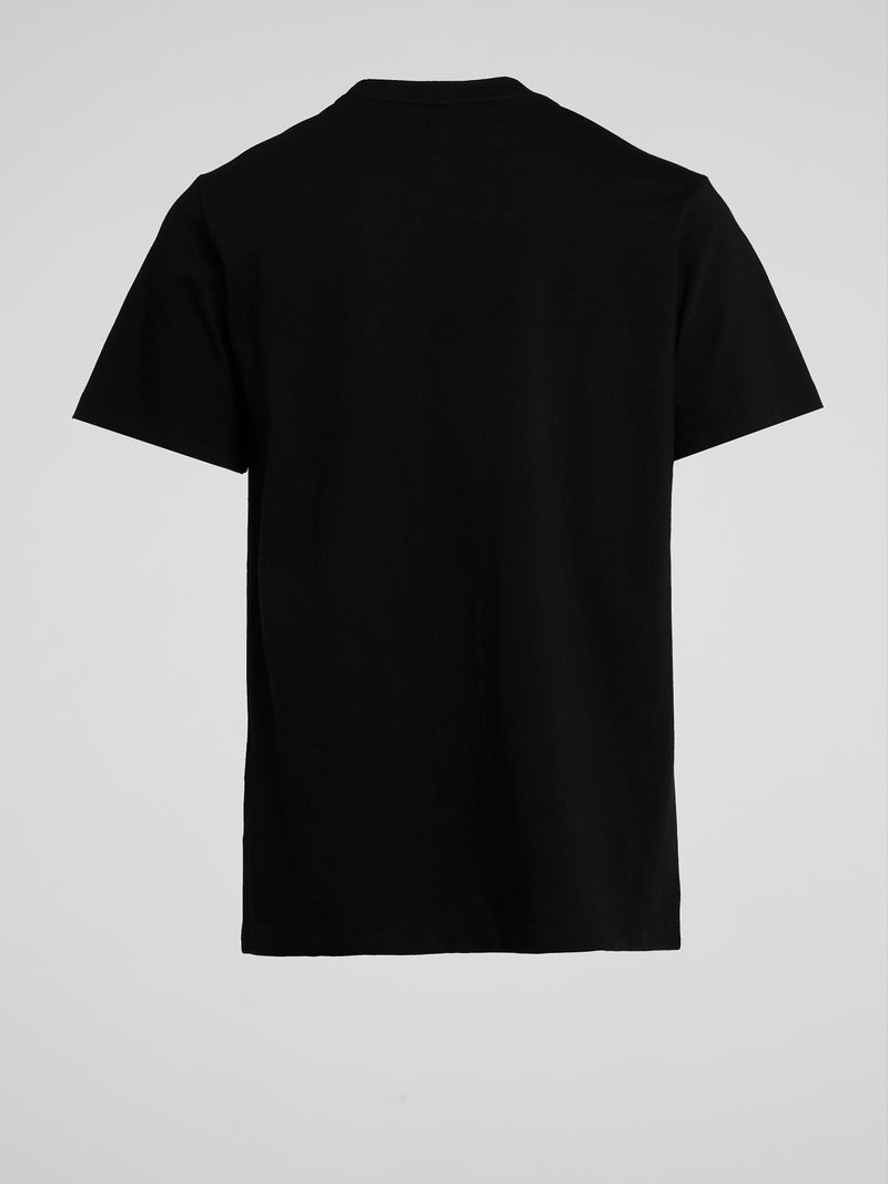 Black Pocket Detail T-Shirt