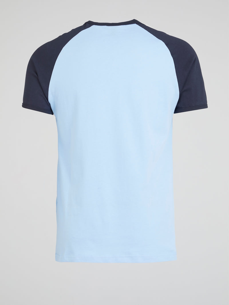 Piave Blue Raglan T-Shirt