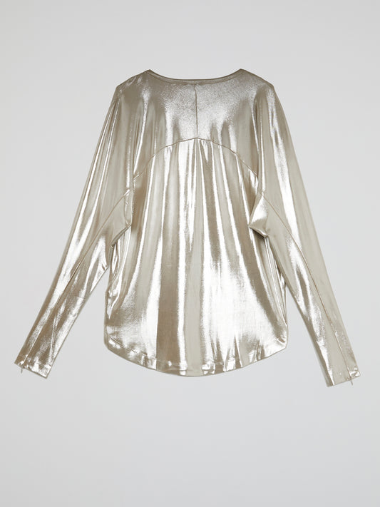Gold High-Low Swing Top
