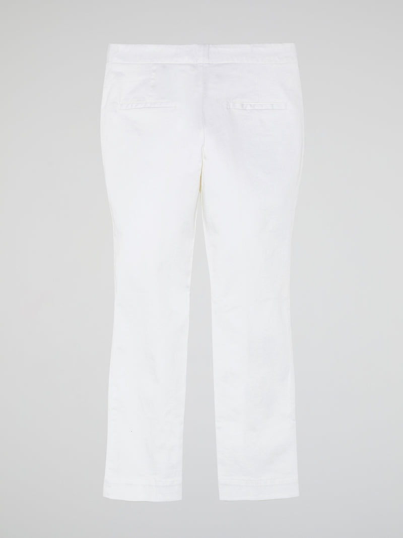 White Cropped Pants
