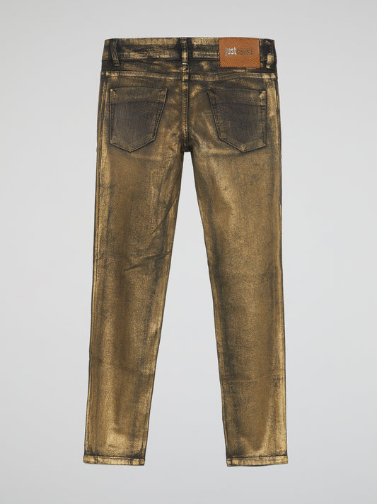 Gold Rustic Pants