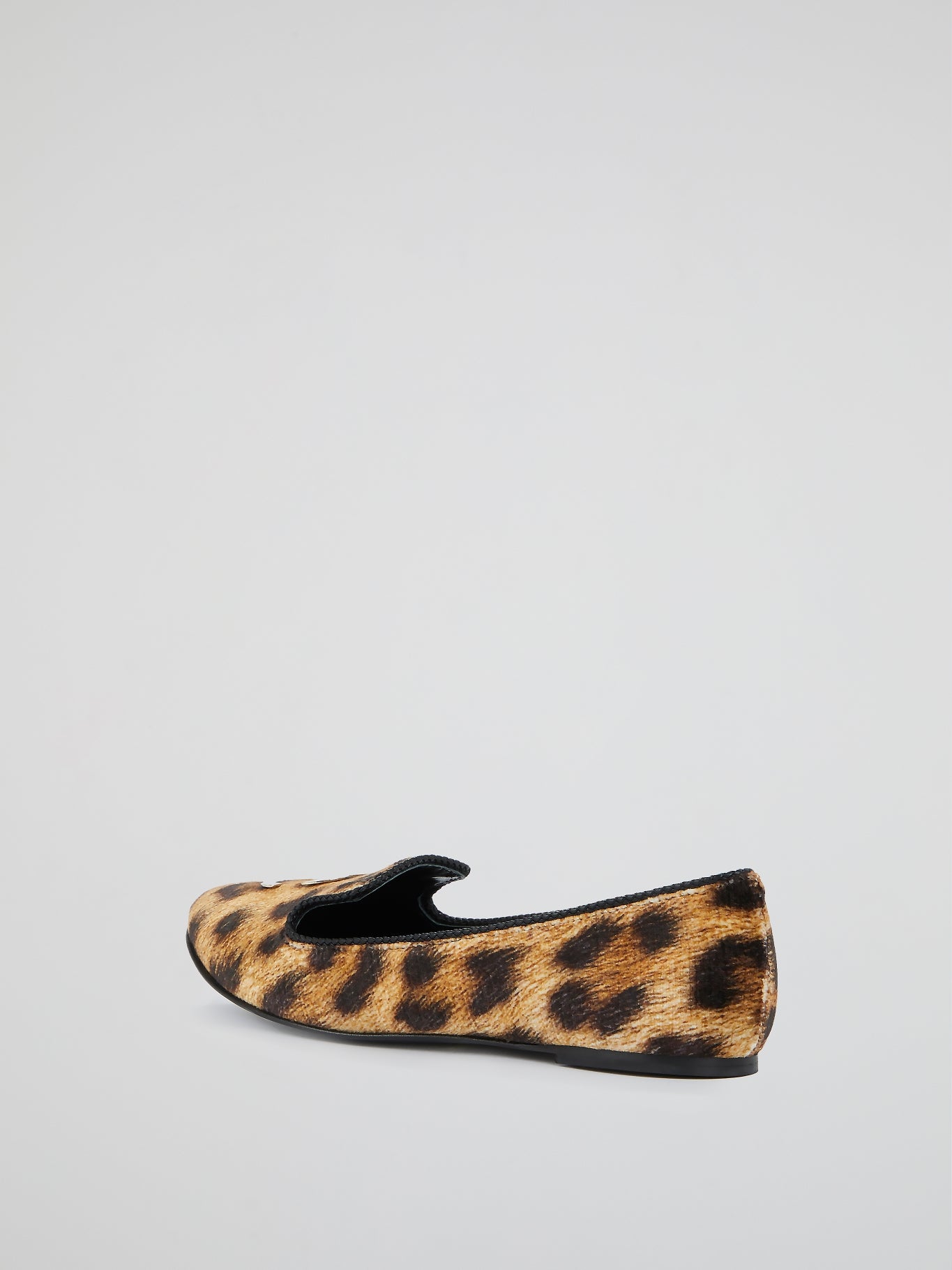 Leopard Print Monogram Loafers