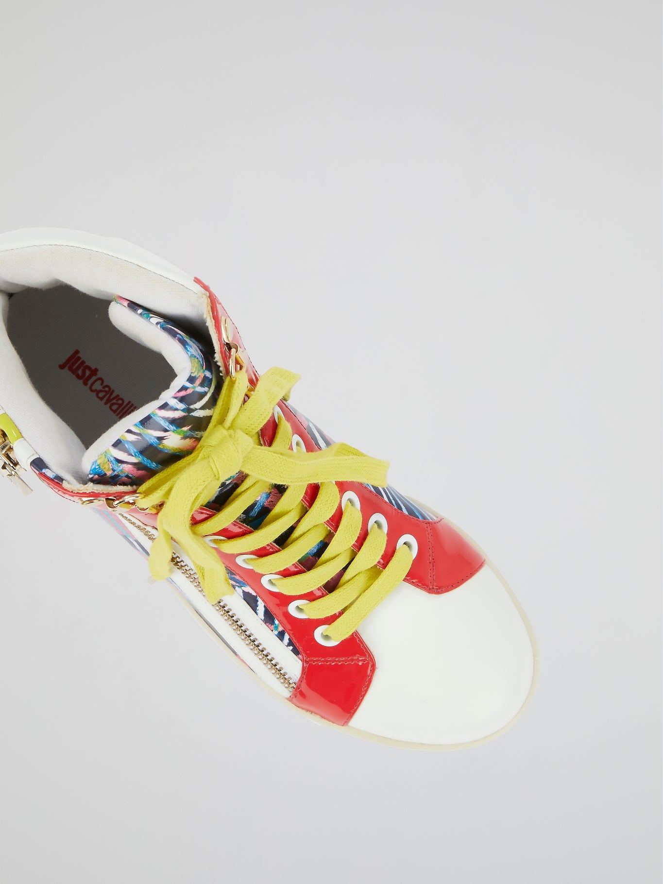 Colour Block Lace-Up Sneakers