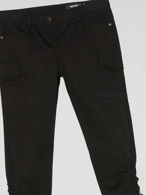 Black Multi Pocket Pants