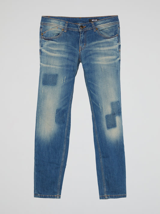 Blue Acid Fade Jeans