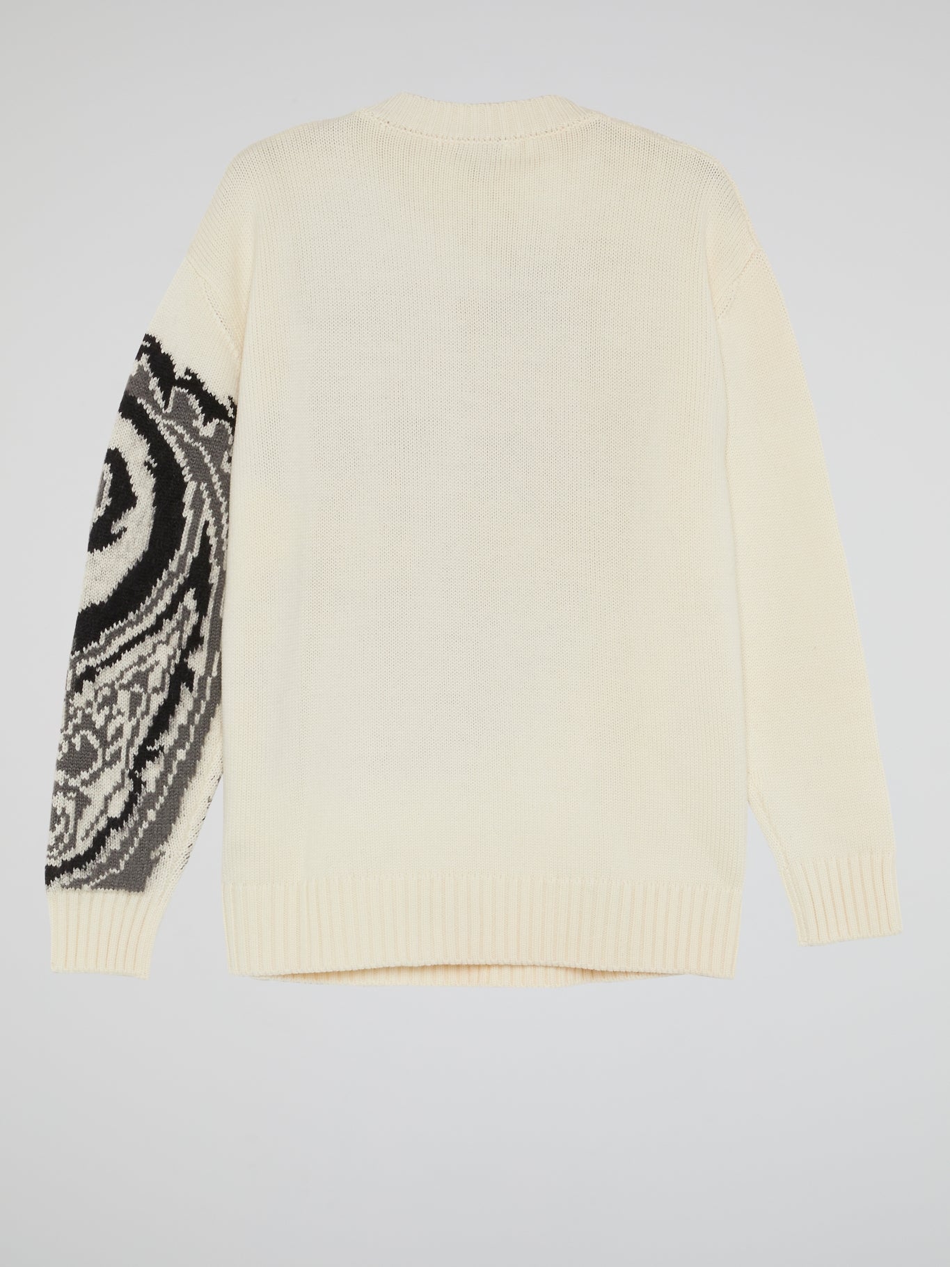Paisley Print Knitted Sweater