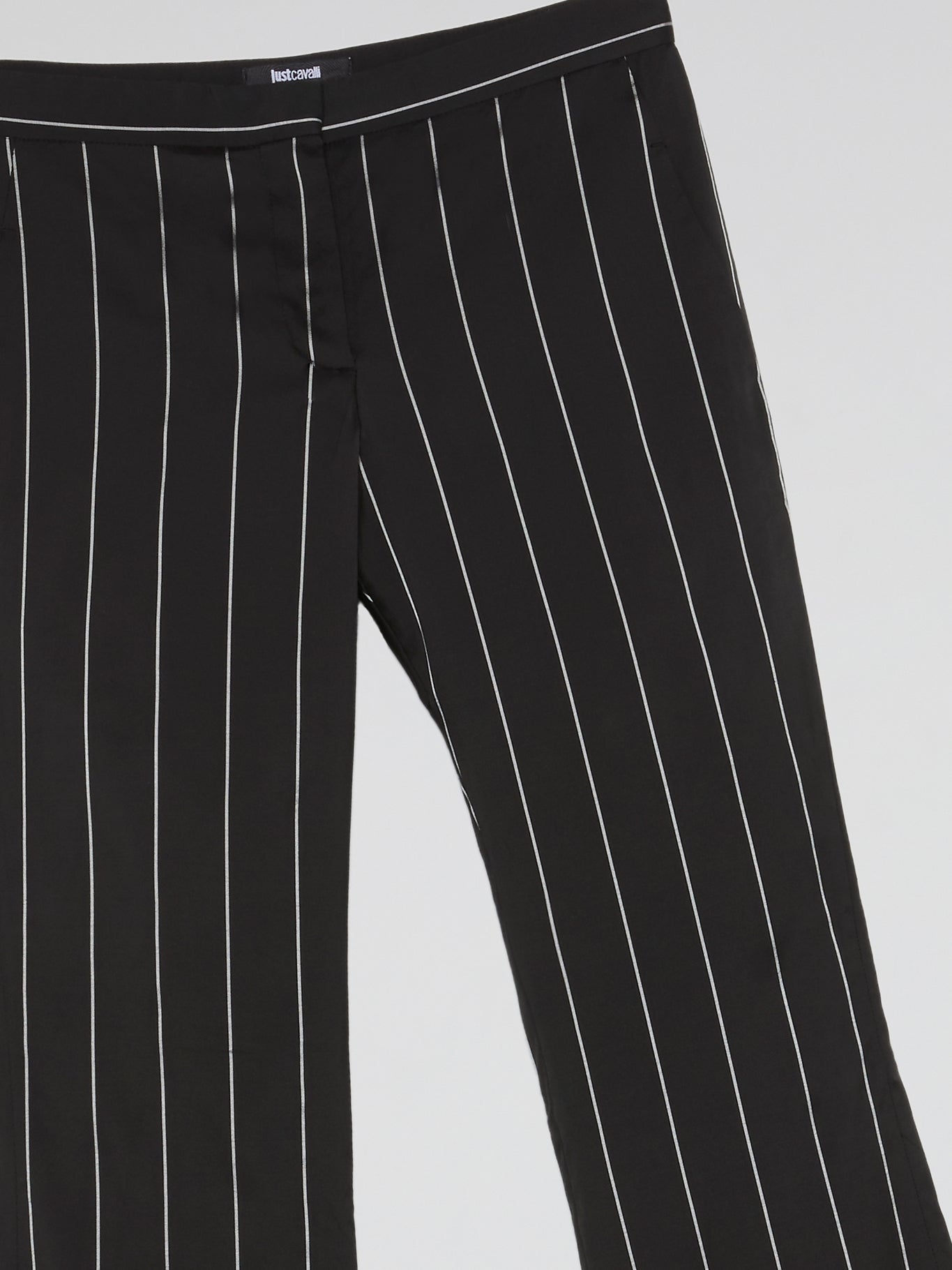 Black Pinstripe Bootcut Pants Maison-B-More Global Store Black Pinstripe Bootcut Pants Maison-B-More Global Store