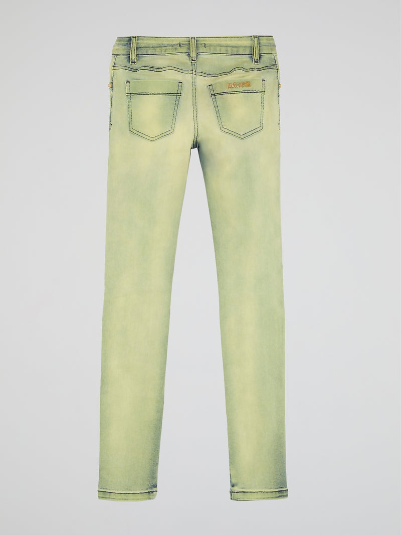 Green Acid Wash Jeans – Maison-B-More Global Store
