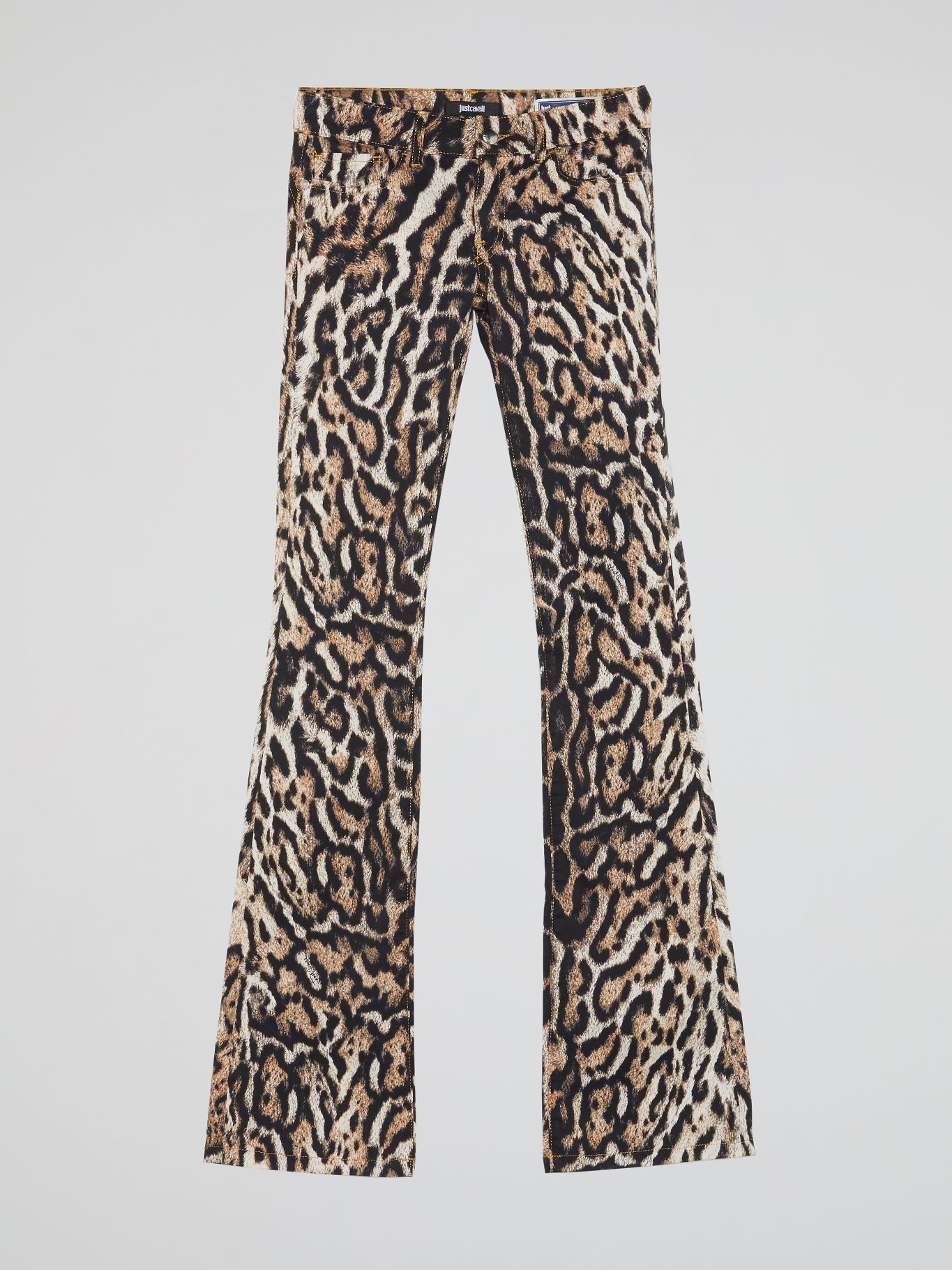 Leopard Print Bootcut Pants