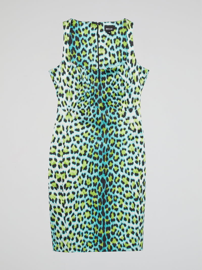 Leopard Print Sheath Dress