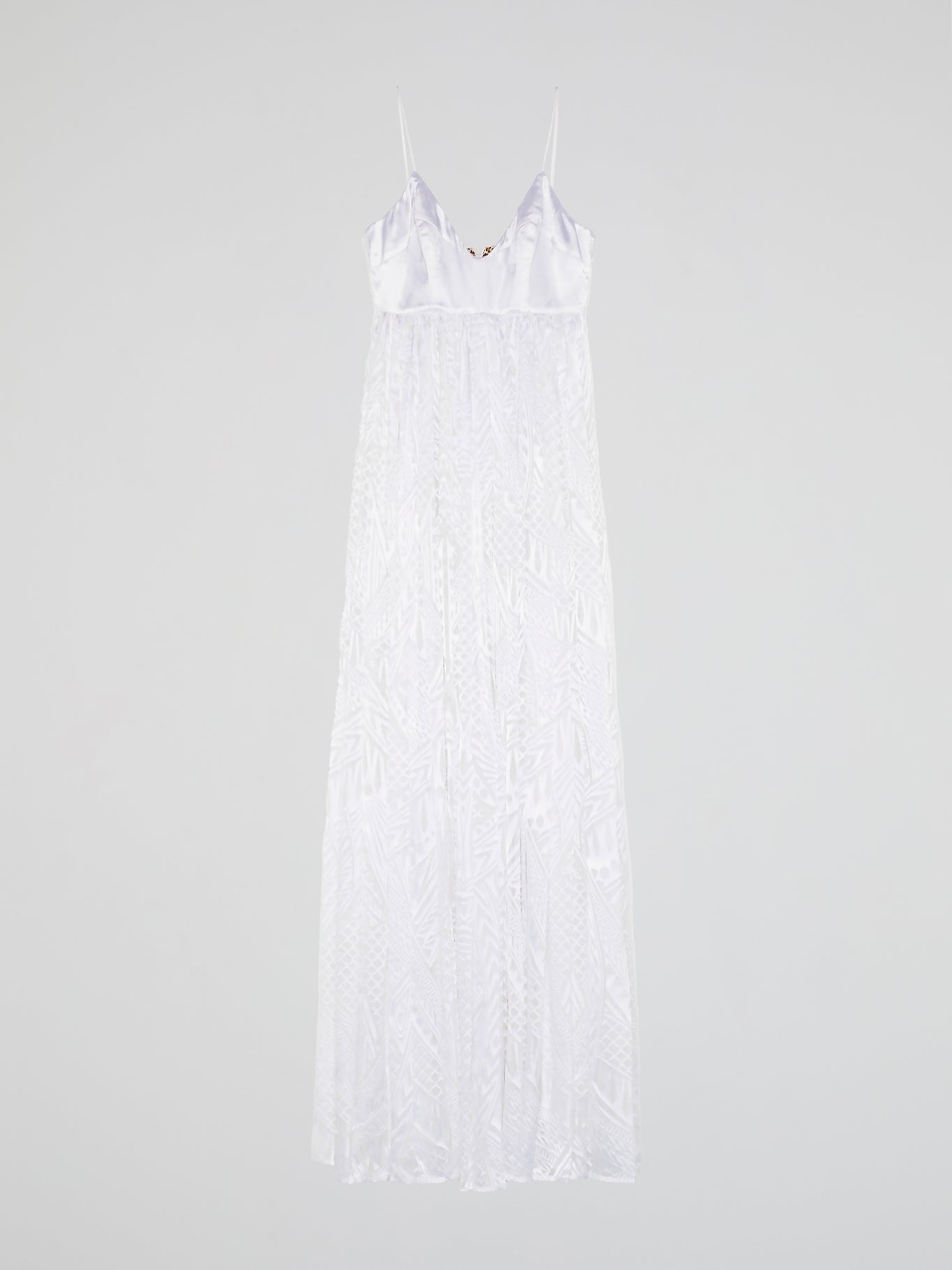 White Printed Empire Dress Maison-B-More Global Store White Printed Empire Dress Maison-B-More Global Store