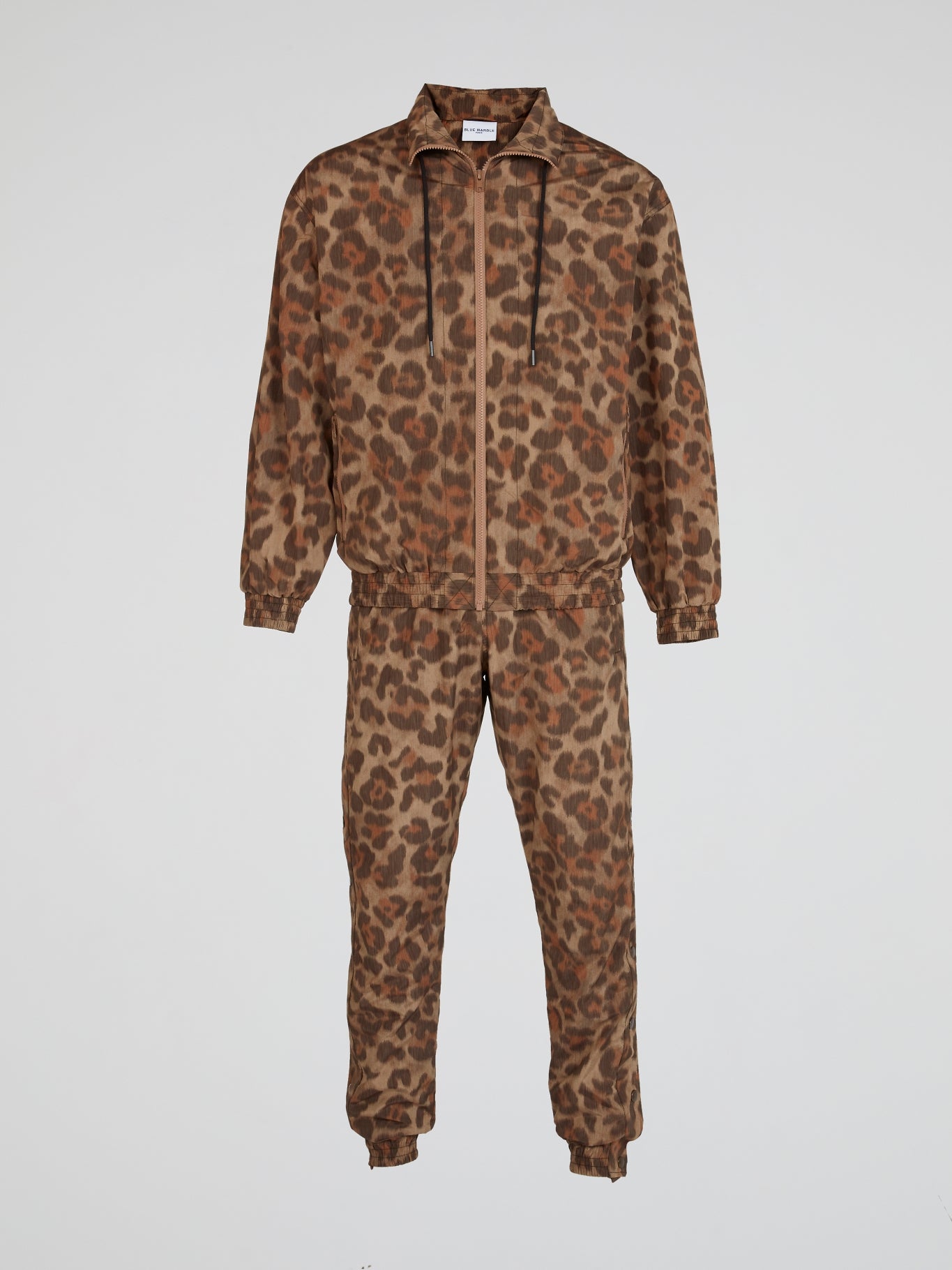 Leopard Print Track Jacket