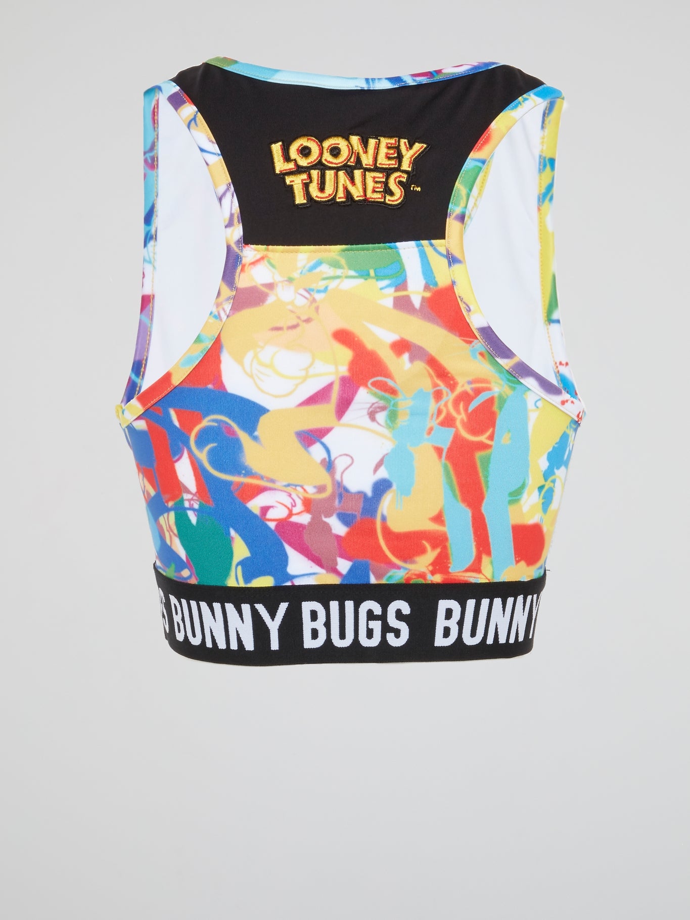 Bugs Bunny Abstract Print Sports Bra