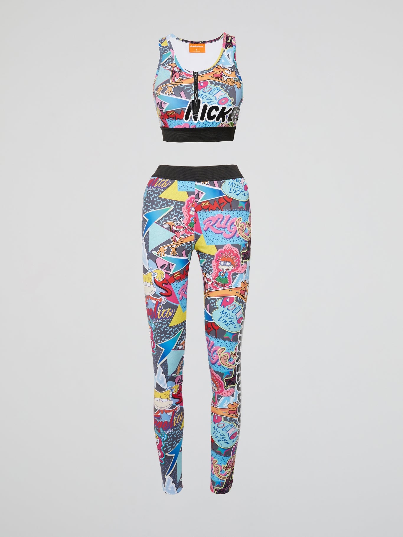 I Love The 90s Abstract Print Leggings