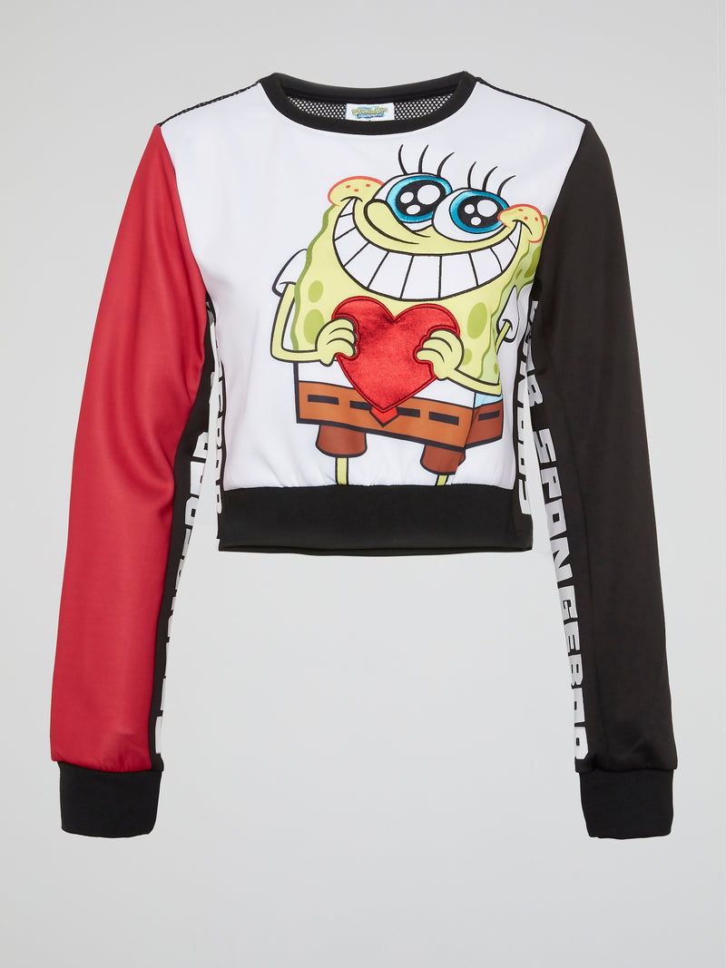 SpongeBob Net Mesh Sweatshirt