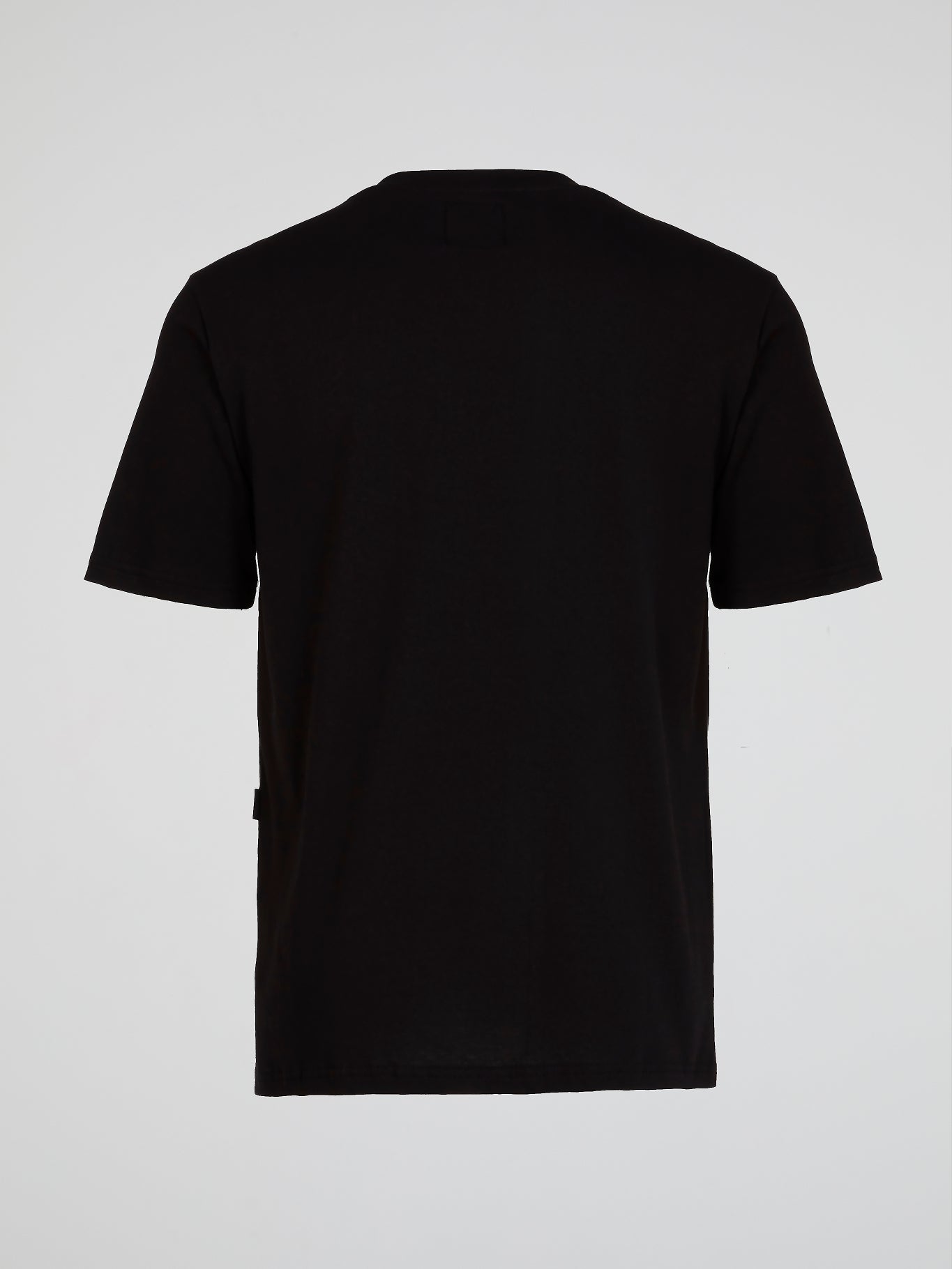 Black Graphic Print Crewneck T-Shirt