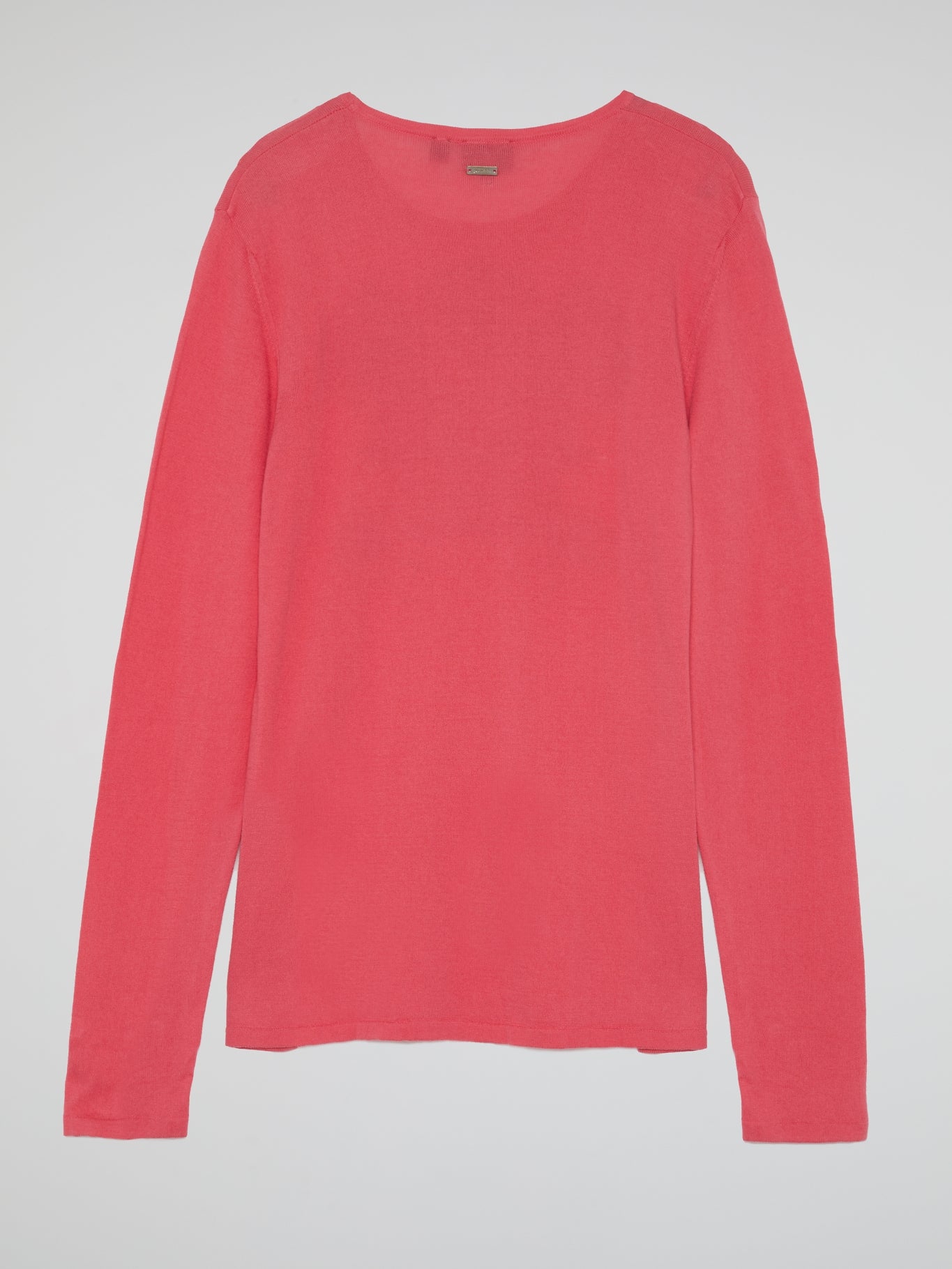 Pink Printed Crewneck Sweatshirt