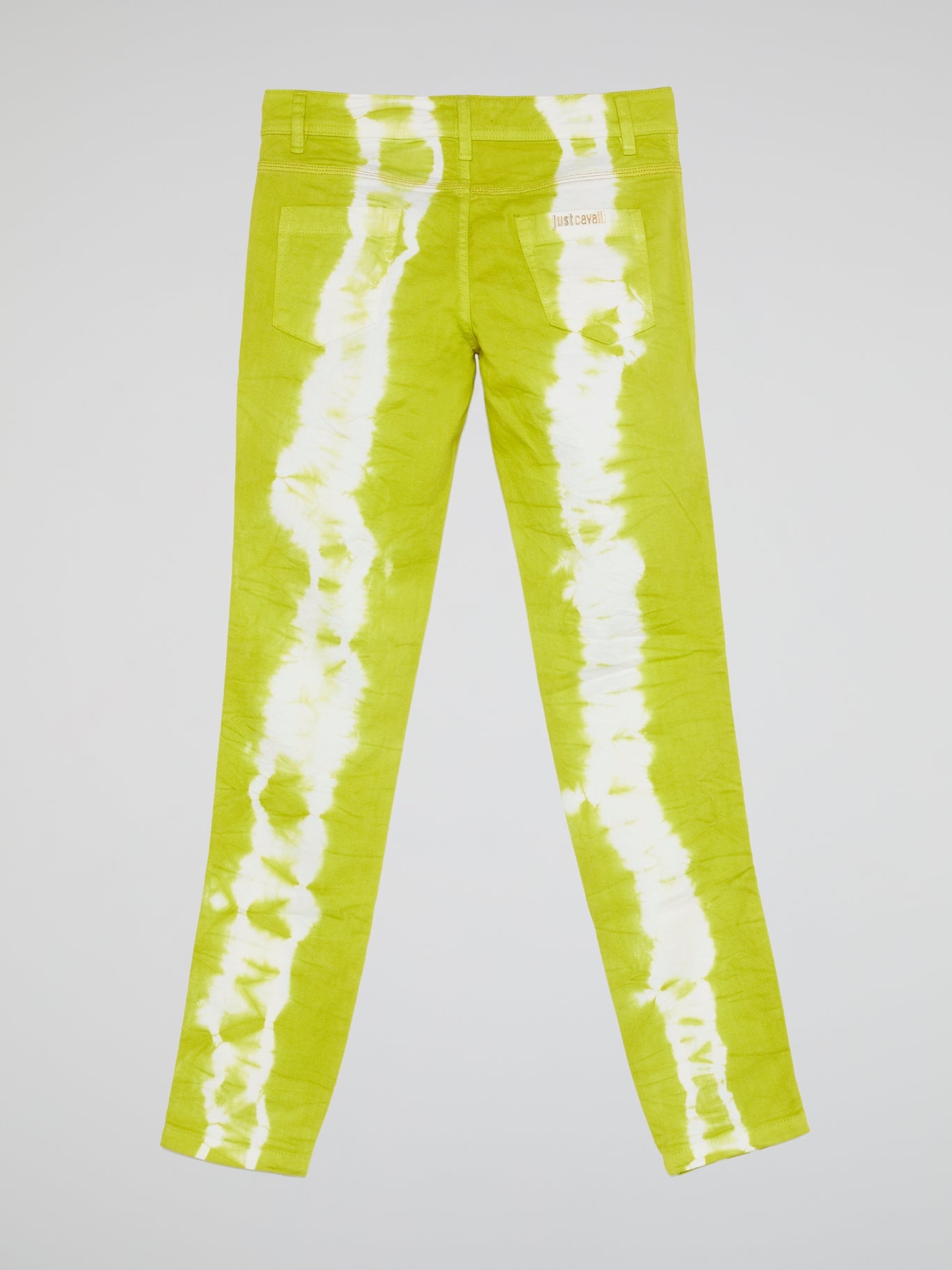 Chartreuse Acid Wash Jeans