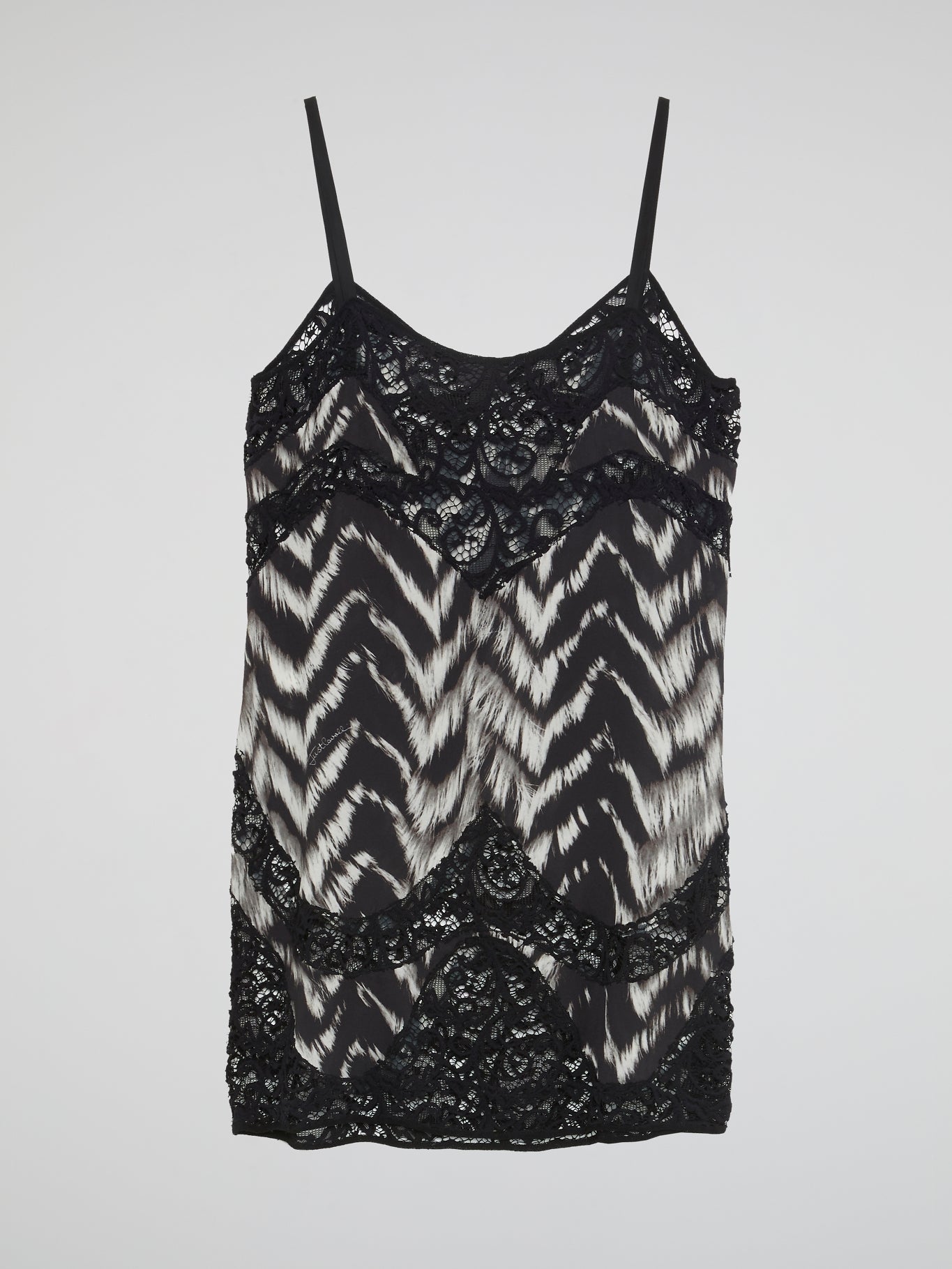 Black Lace Detailed Cami Top
