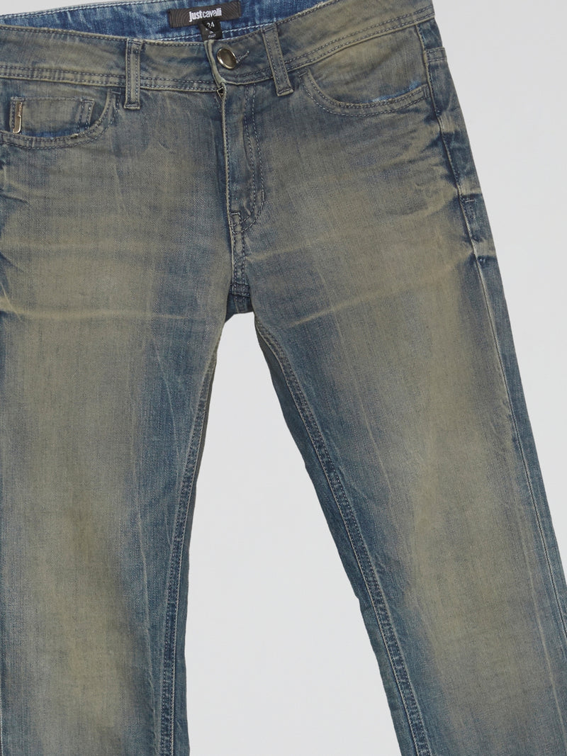 Rustic Straight Cut Jeans