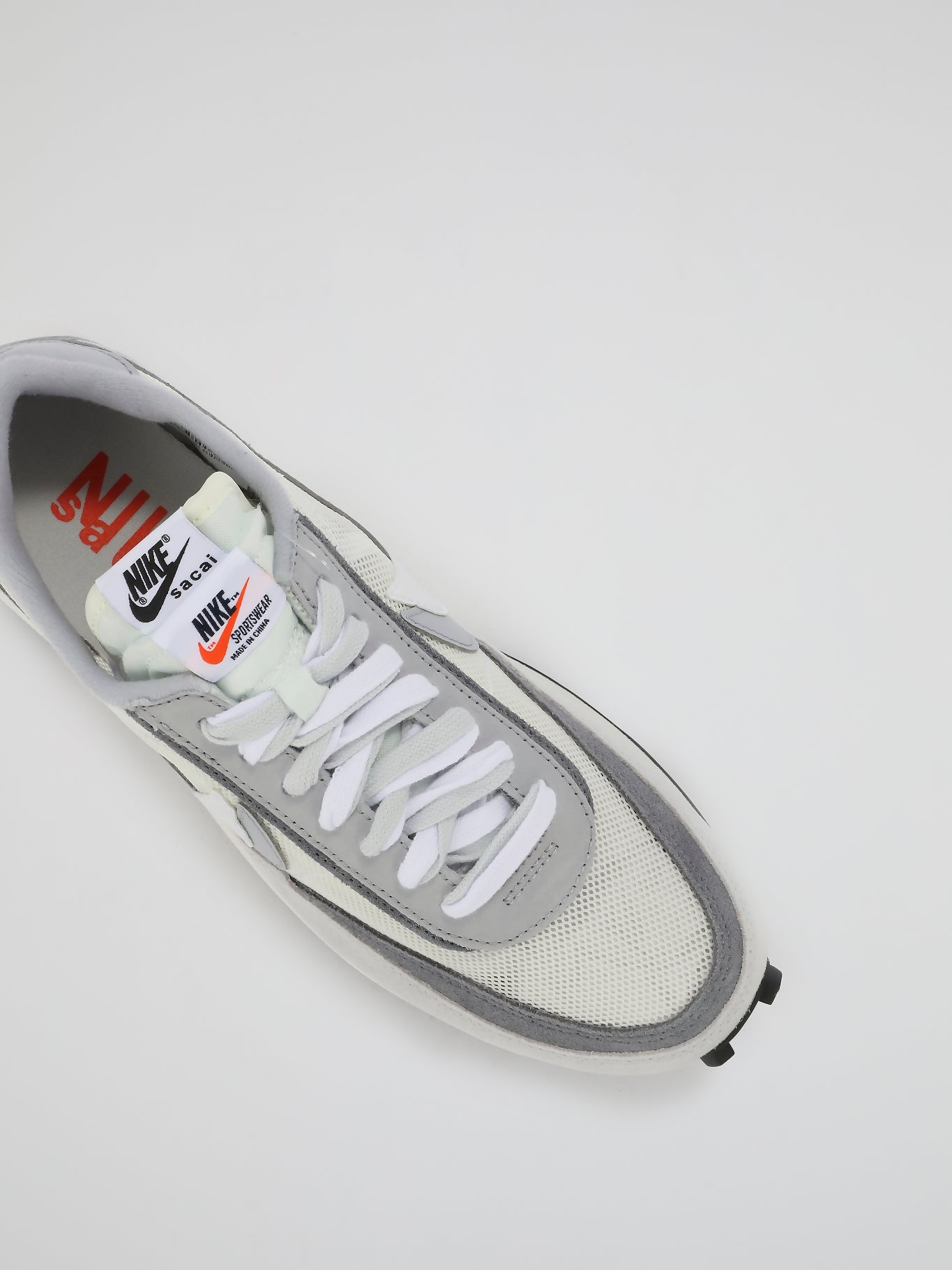 Nike Waffle Sacai White Sneakers, 9