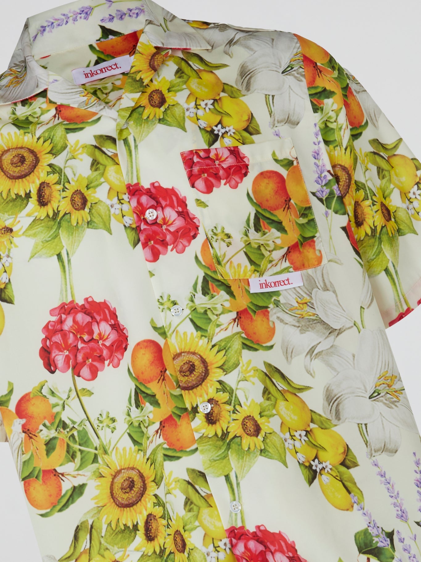 Floral Print Bowling Shirt