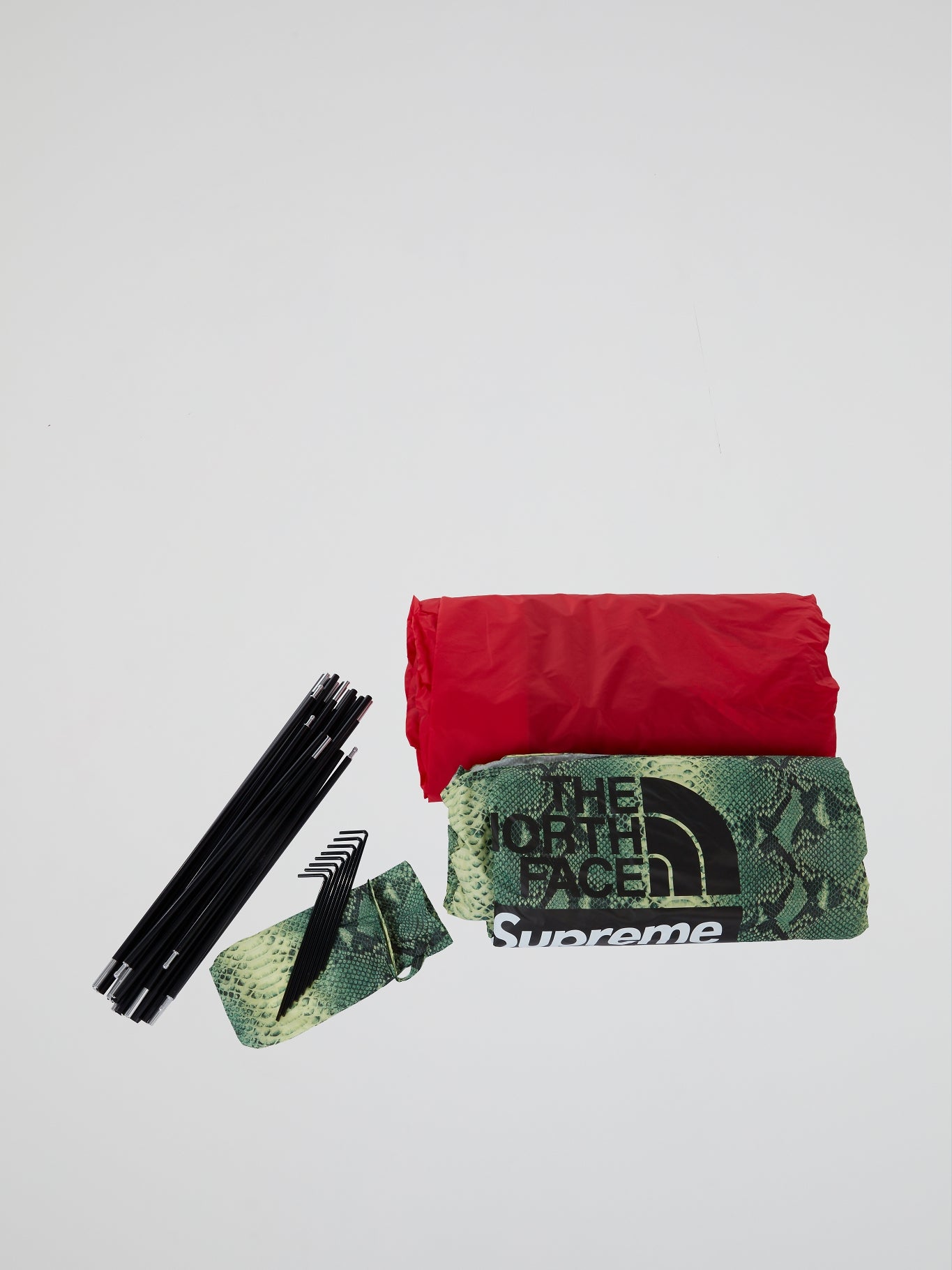 Supreme x The North Face Green Snakeskin Stormbreak Tent