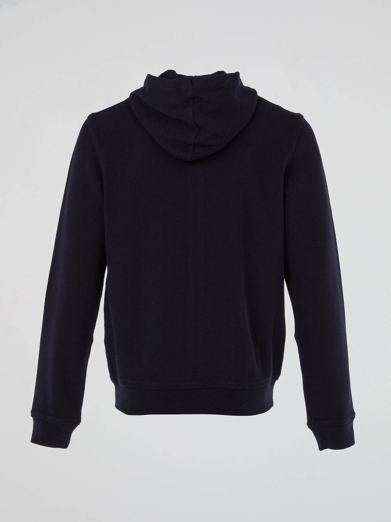 Navy Zip-Up Hooded Sweatshirt