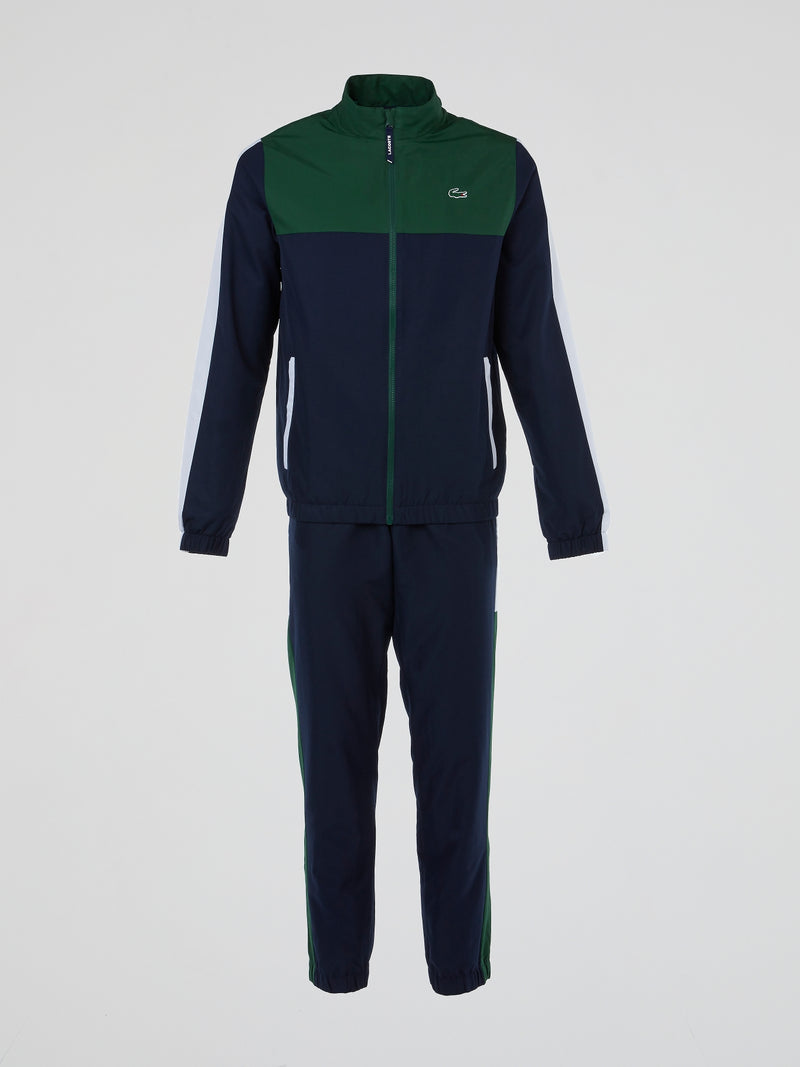 Navy Contrast Detail Tracksuit