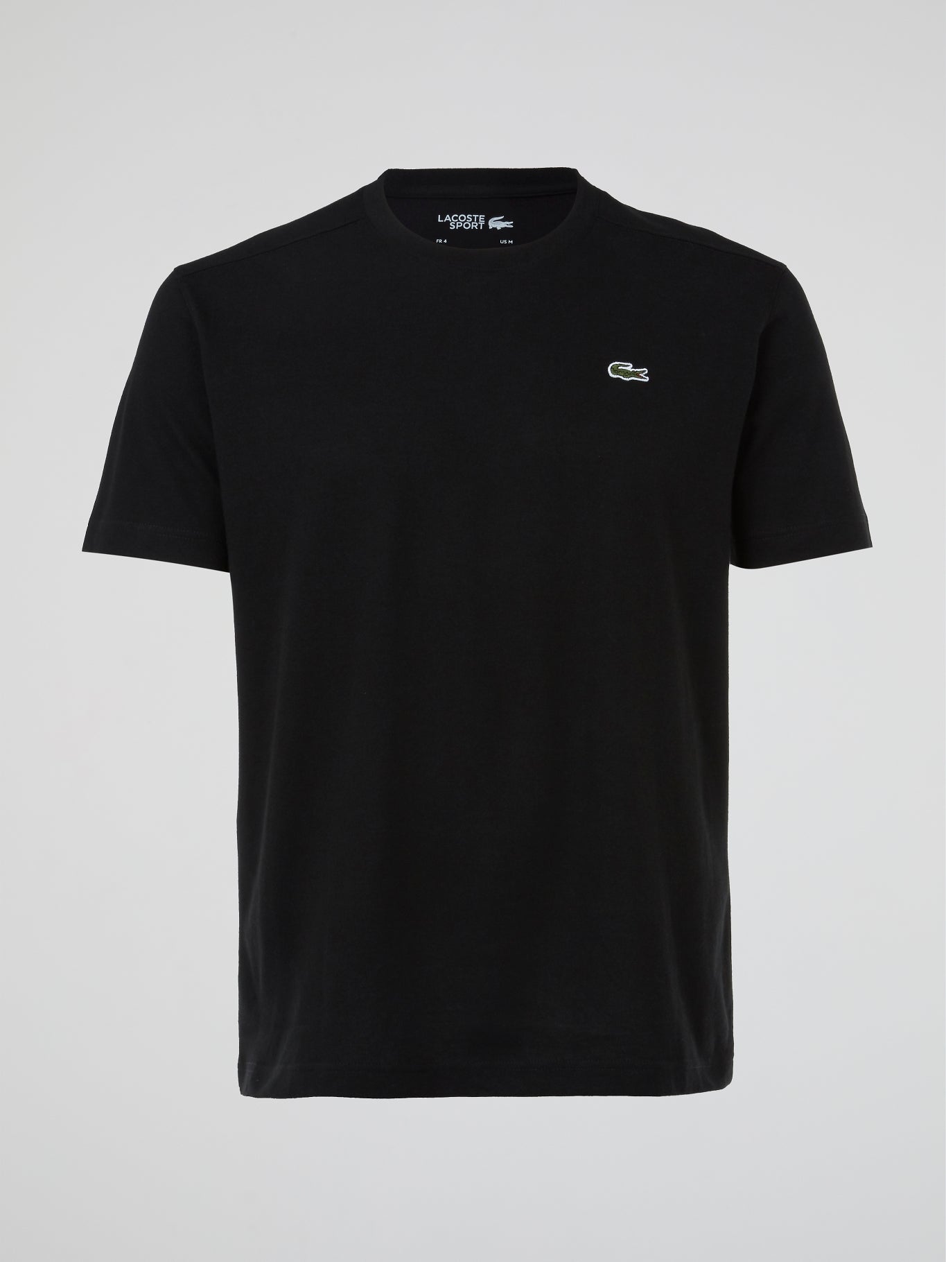 Black Logo Round Neck T-Shirt