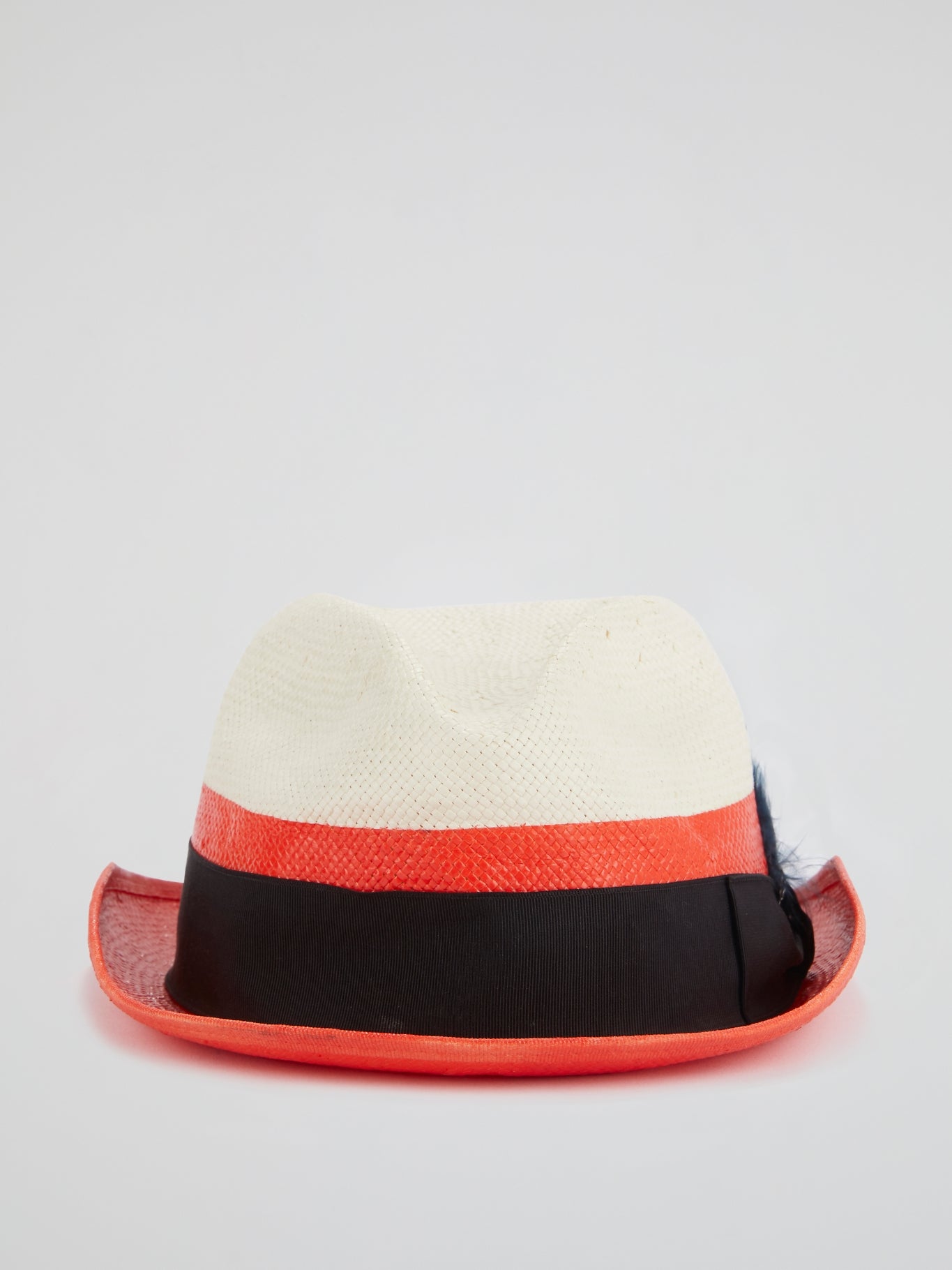 Colour Block Woven Hat
