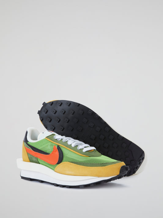 Nike Sacai Waffle Green Gusto Sneakers