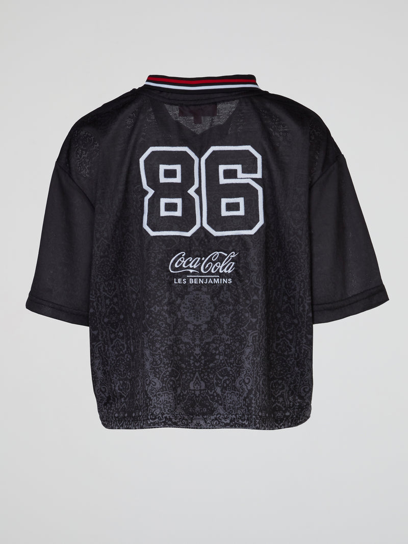 Les Benjamins x Coca-Cola Cropped Polo Shirt