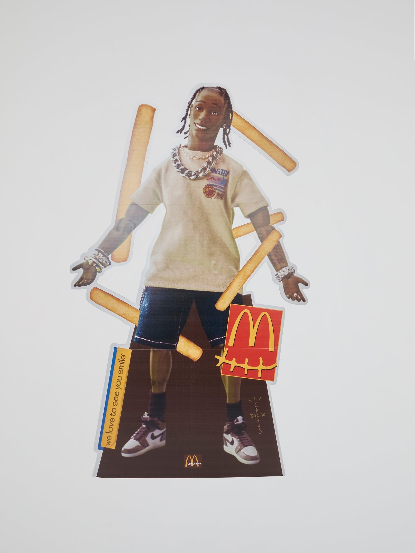 Travis Scott x McDonald's Action Figure Life-Size Cutout