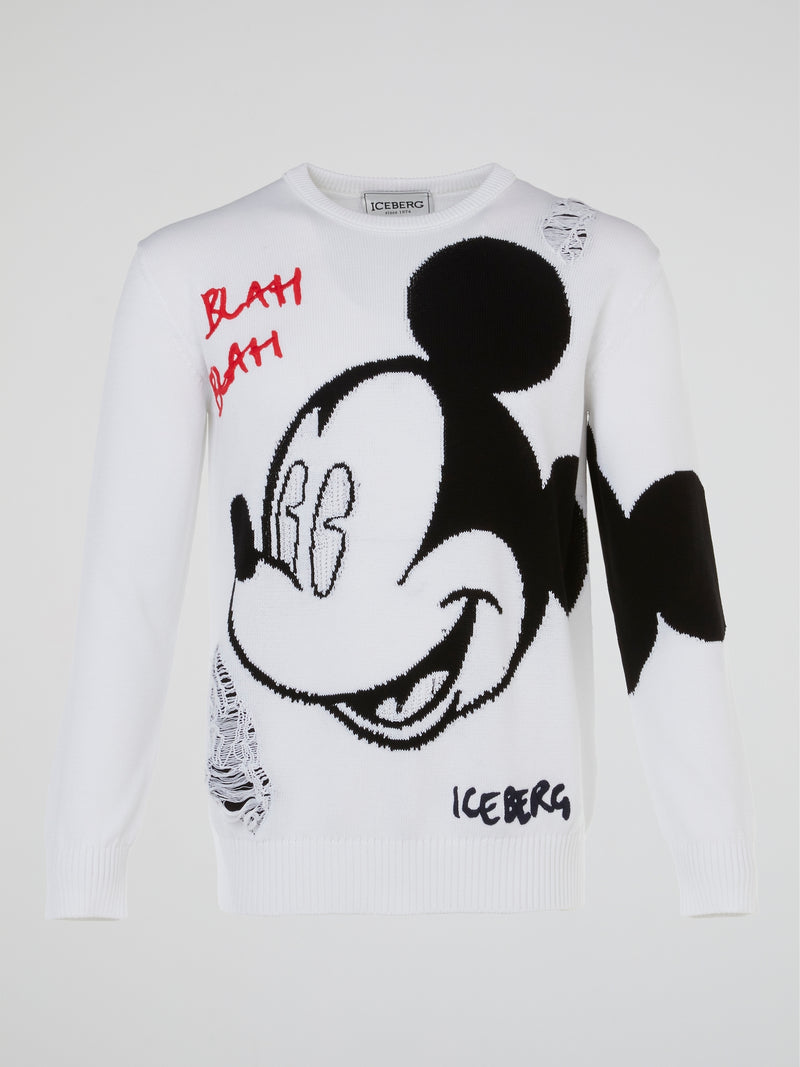Mickey Mouse Knitted Sweater