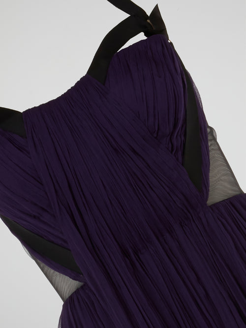cami pleated tulle maxi dress strapless open back dress Rent Asos Design Cami Pleated Tulle Maxi Dress In Rose Pink