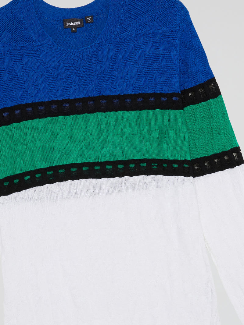 Colour Block Knitted Top