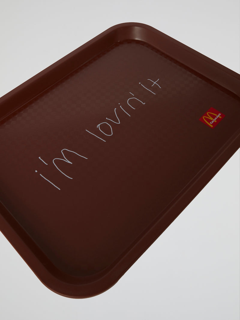 Travis Scott x McDonald's I'm Lovin' It Lunch Tray