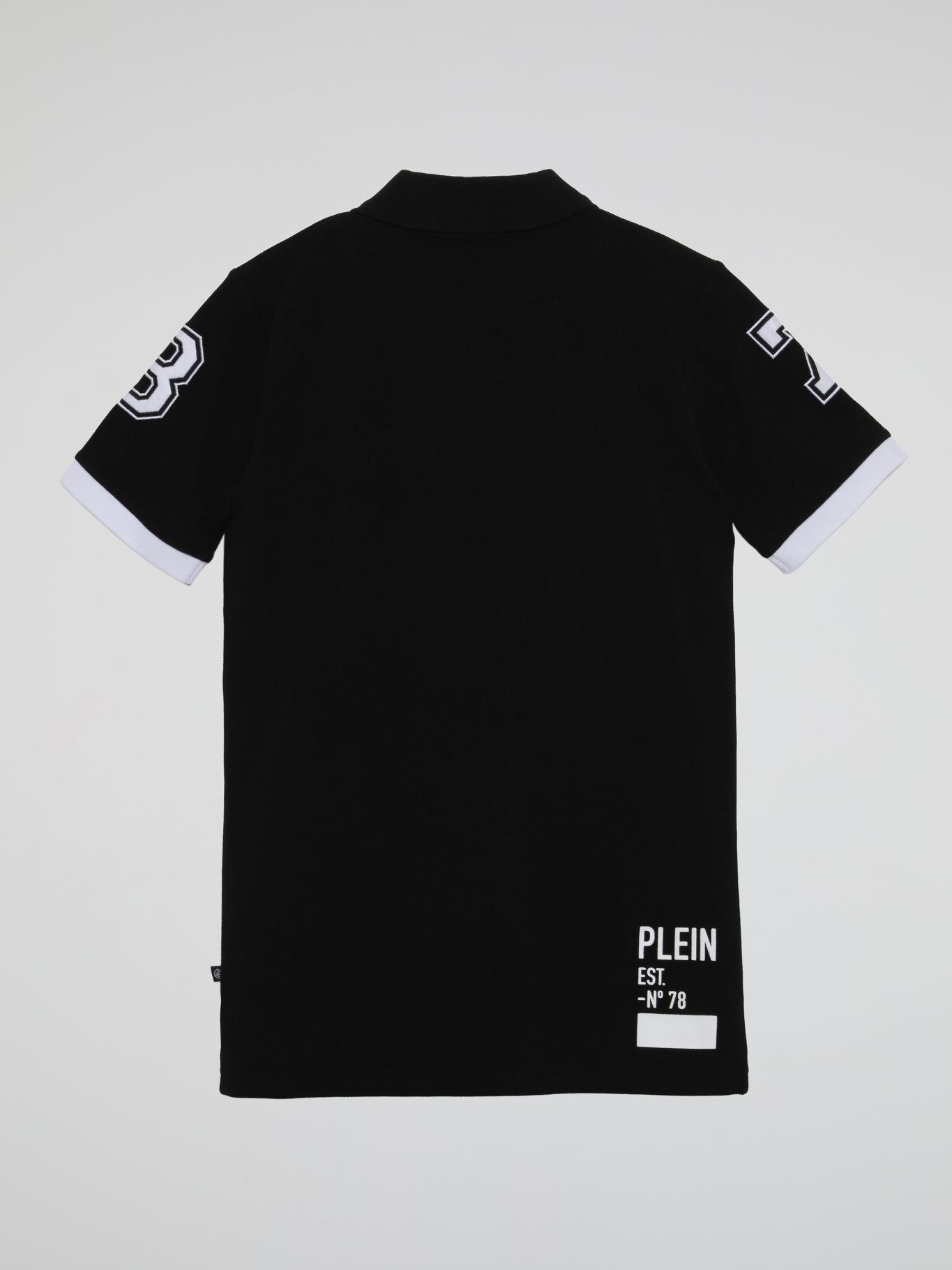 Black Logo Embroidered Polo Shirt (Kids)