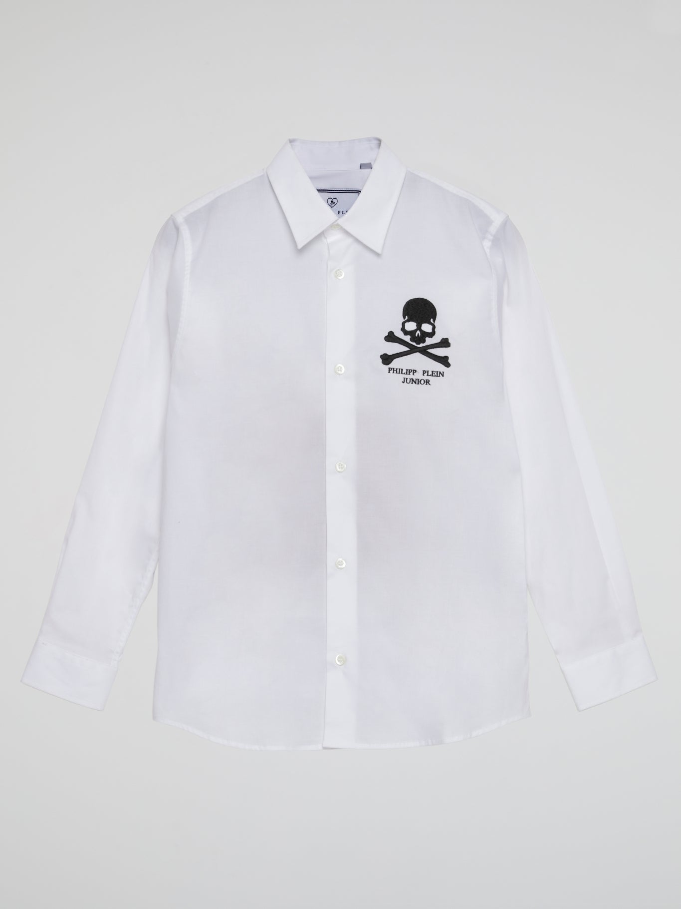 White Skull Print Shirt (Kids)