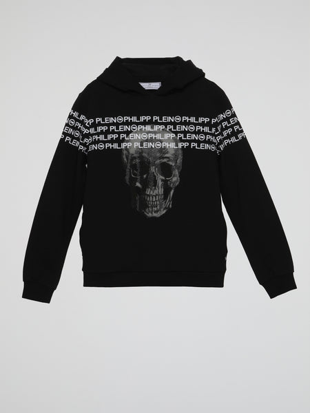 Black Skull Hoodie Sweatshirt (Kids) – Maison-B-More Global Store