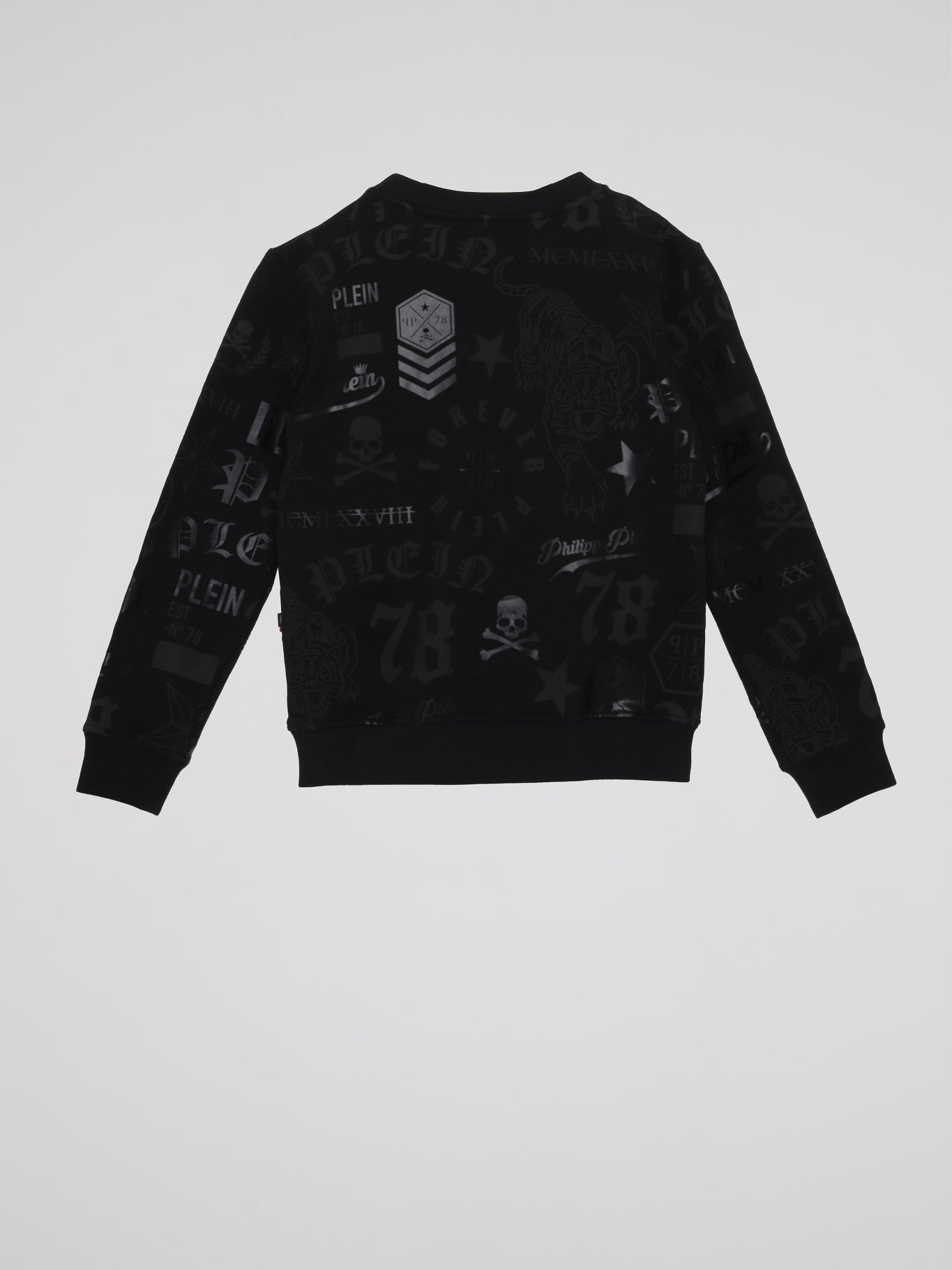 Black Printed Sweatshirt (Kids)