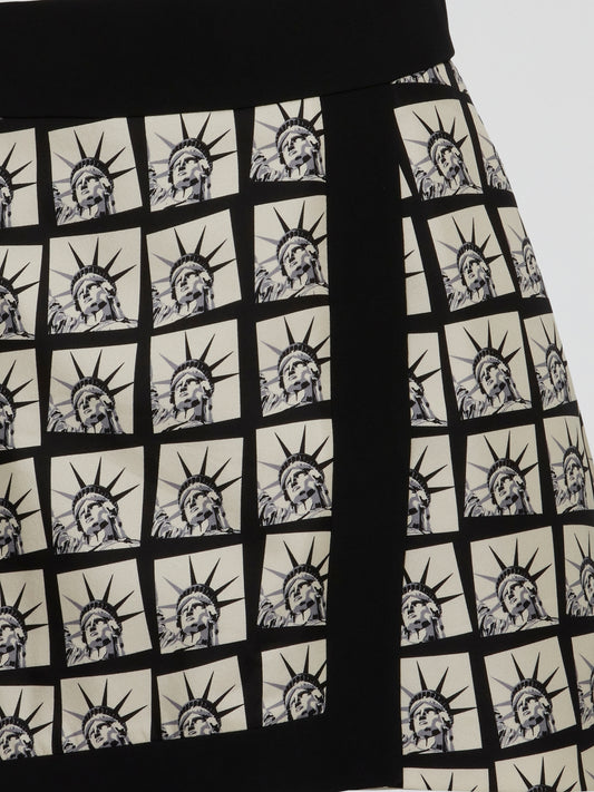 Liberty Pop Art Mini Skirt