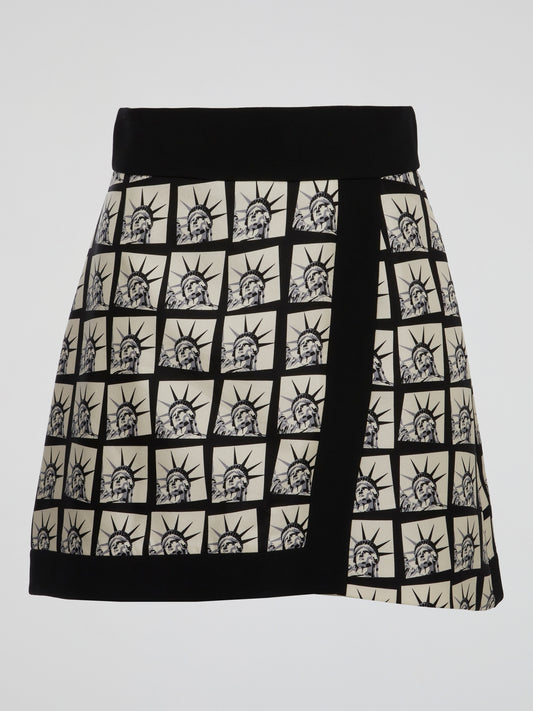 Liberty Pop Art Mini Skirt