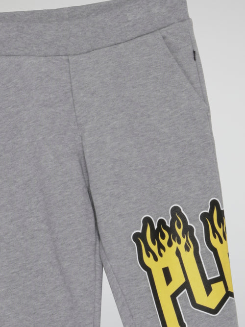 Life Is A Roller Coaster Grey Jogging Trousers (Kids)