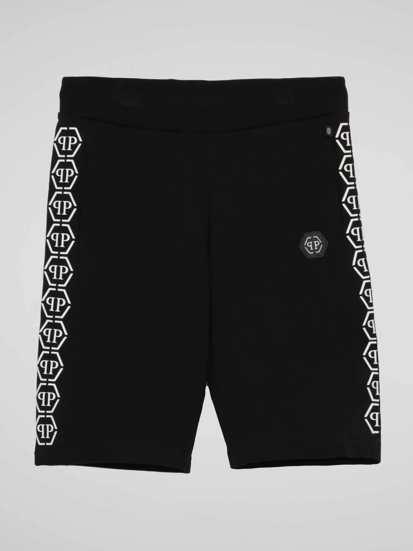 Black Logo Tape Jogging Shorts (Kids)