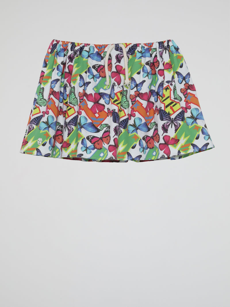 Butterfly All-Over-Print Skirt (Kids)