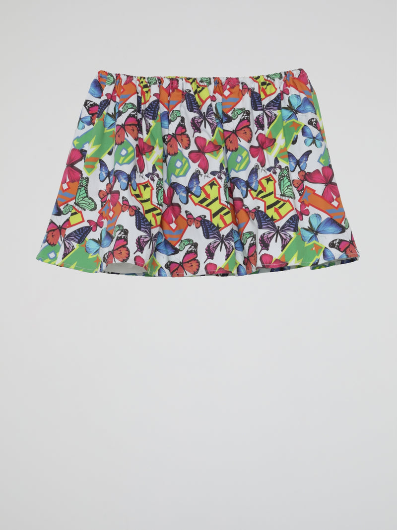 Butterfly All-Over-Print Skirt (Kids)