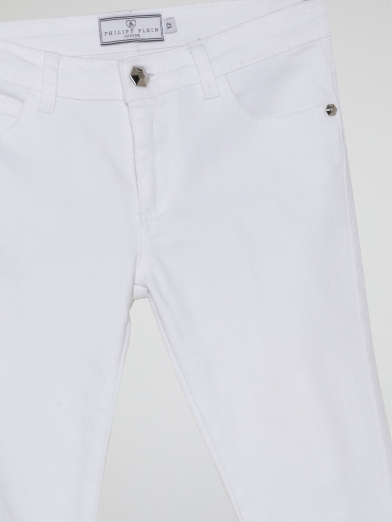 White Star Detail Jeans (Kids)