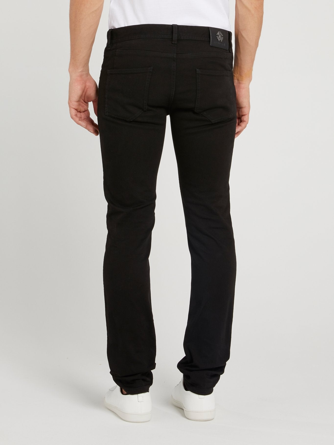 Black Stud Detail Skinny Jeans